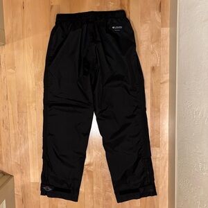 Columbia Omni-Tech Men's Black Waterproof & Packable Rain Pants   Size L